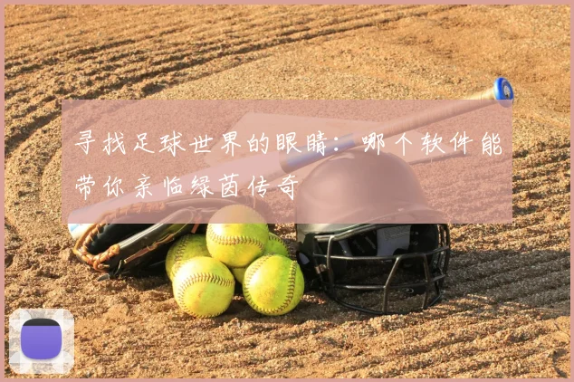 寻找足球世界的眼睛：哪个软件能带你亲临绿茵传奇